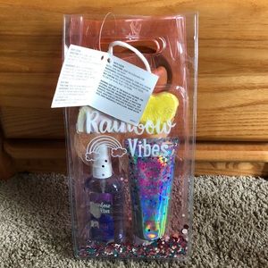 Pink Viva 6 Piece Bath Set Rainbow Vibes NEW!